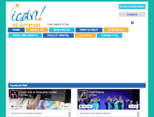 Tablet Screenshot of icanarkansas.com
